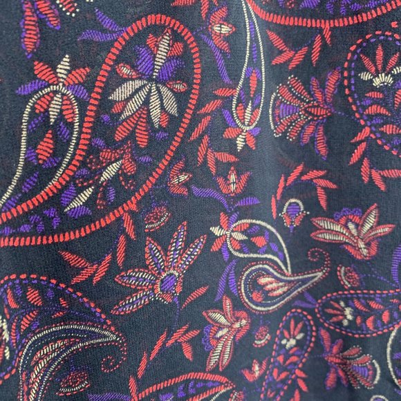 Joie Cecarina 100% Silk Long Sleeve Blouse with Cuff Sleeve Detail Size XL NWT - Picture 12 of 16